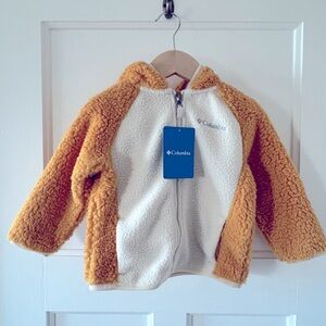 NWT The Columbia Baby Toddler Fox fleece zip up 18-24m
